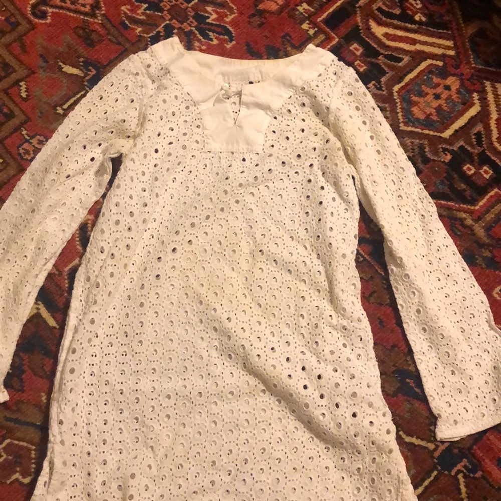 A swim suit cover up dress